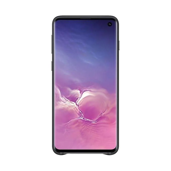 Samsung Leather Cover per Galaxy S10 Nero