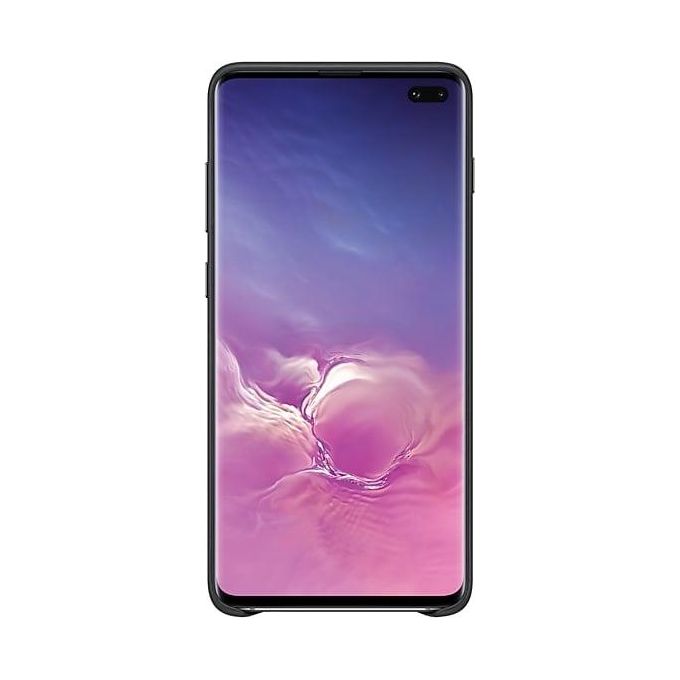 Samsung Leather Cover per Galaxy S10+ Nero