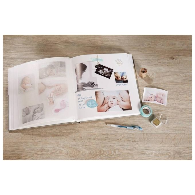 Walther UK151R Album Fotografico Dreamtime Rosa 28x30.5cm 50 Pagine Baby Libro