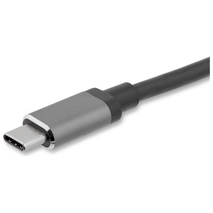 StarTech.com Adattatore Usb-C a VGA + Hdmi 2 in 1 4K 30Hz Grigio Siderale