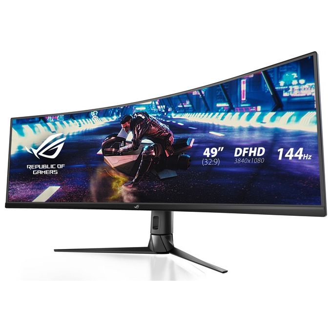 ASUS Monitor Curvo Gaming 49'' LED VA ROG Strix XG49VQ 3840 x 1080 DFHD Tempo di Risposta 4 ms Frequenza di aggiornamento di 144 (Hz)