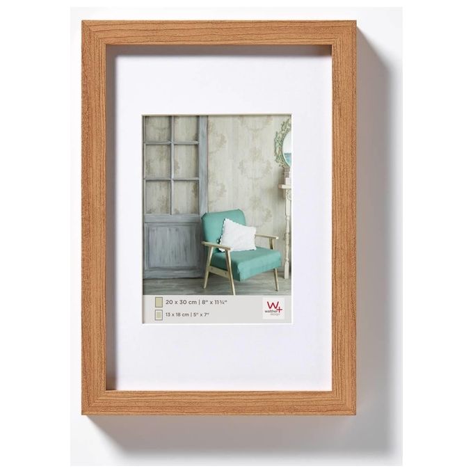 Walther Stockholm Cornice Portafoto 15x20cm in Legno Faggio