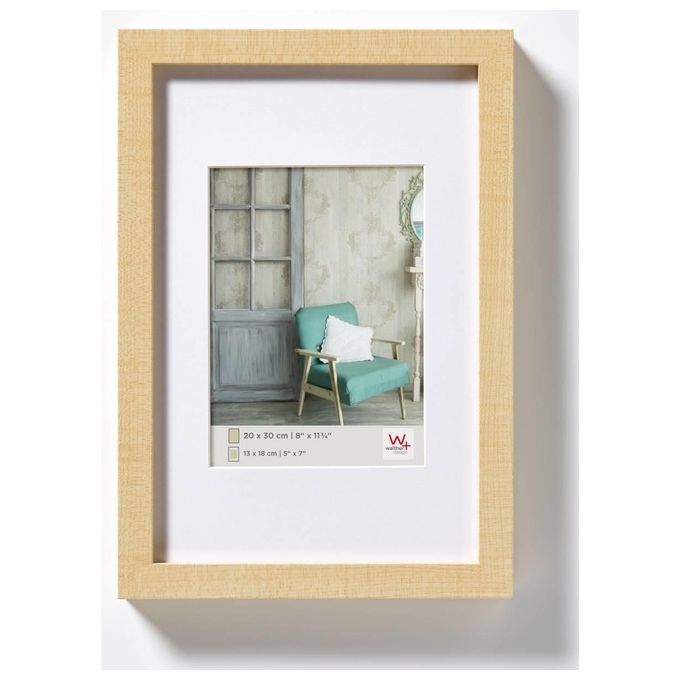 Walther Stockholm Cornice Portafoto 20x30cm in Legno Naturale