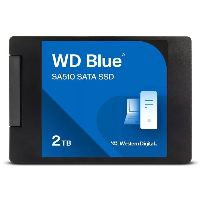 Western Digital WDS200T3B0A Blue SA510 SSD Interno 2.5'' SATA III 2000 GB 560 MB-s 3D NAND