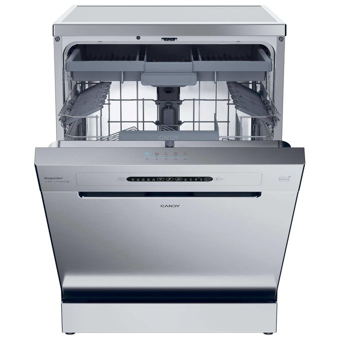 Candy CF 3C7L1S RapidO Lavastoviglie Libera Installazione 13 coperti Classe C 8 programmi 47 dB Wi-Fi (85x59,7x59,8 cm) colore Inox