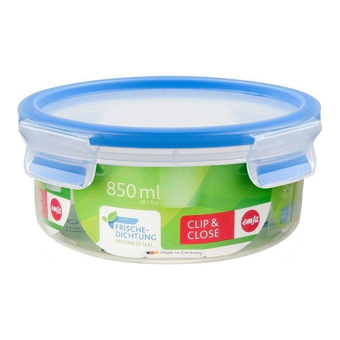 Emsa Contenitore Ermetico Clip and Close 0,85 Litri Coperchio con Guarnizione e Chiusura a Clip