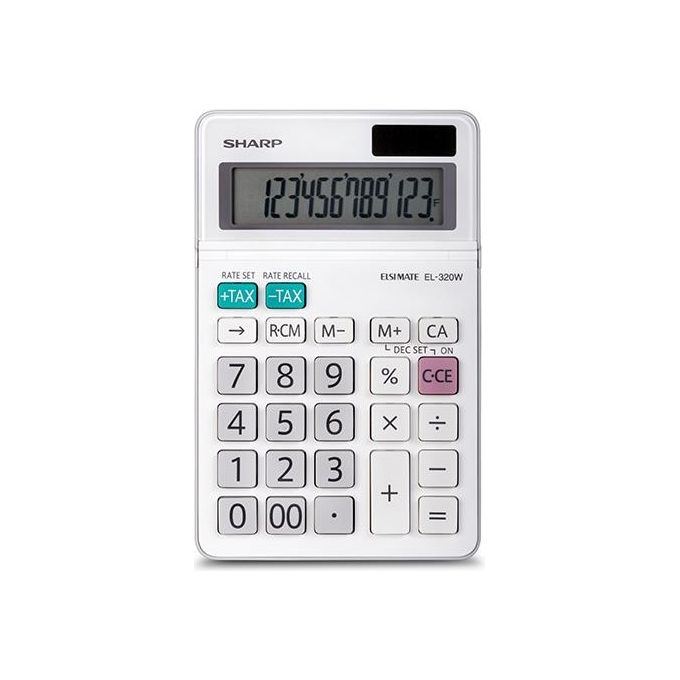Sharp EL 320 WB Calcolatrice da Tavolo