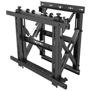 Equip 650325 Supporto da Parete per TV 19'' - 55'' 50 Kg VESA 600x400 mm Rotazione 180° Inclinazione 0-10° colore Nero