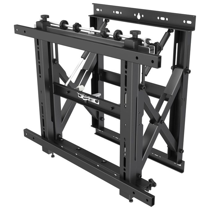Equip 650325 Supporto da Parete per TV 19'' - 55'' 50 Kg VESA 600x400 mm Rotazione 180° Inclinazione 0-10° colore Nero