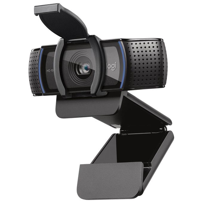 Logitech C920S HD Pro Webcam Videochiamata Full HD 1080p-30fps Correzione Luce HD Privacy Shutter