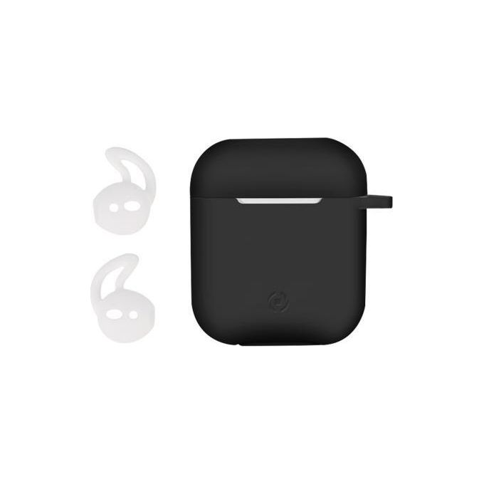 Celly Custodia in Silicone Airpods Nero