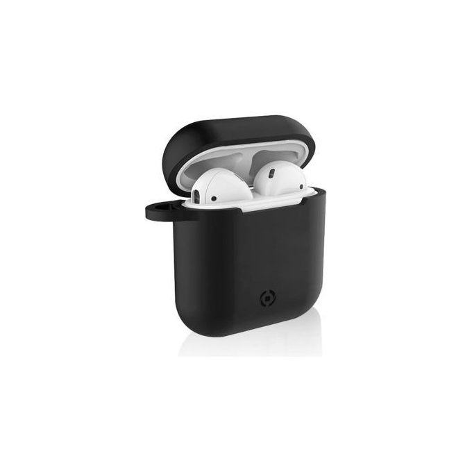 Celly Custodia in Silicone Airpods Nero