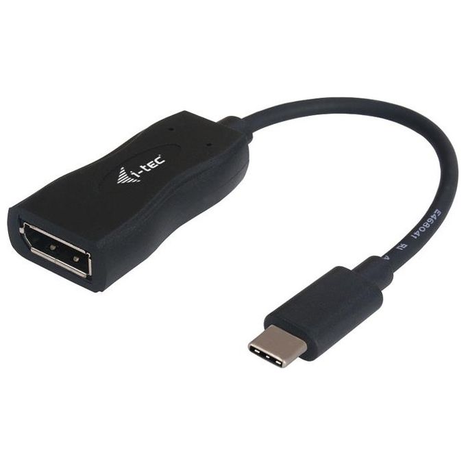 I-tec C31DP60HZP Cavo di Interfaccia e Adattatore Usb-C 3.1 DisplayPort Nero