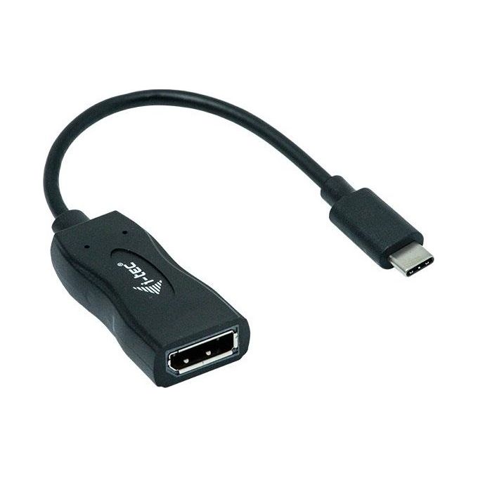 I-tec C31DP60HZP Cavo di Interfaccia e Adattatore Usb-C 3.1 DisplayPort Nero