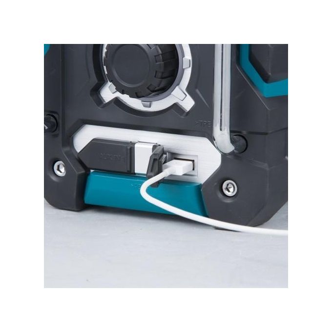 Makita DMR 112 Radio da Cantiere 4,9W Nero-turchese
