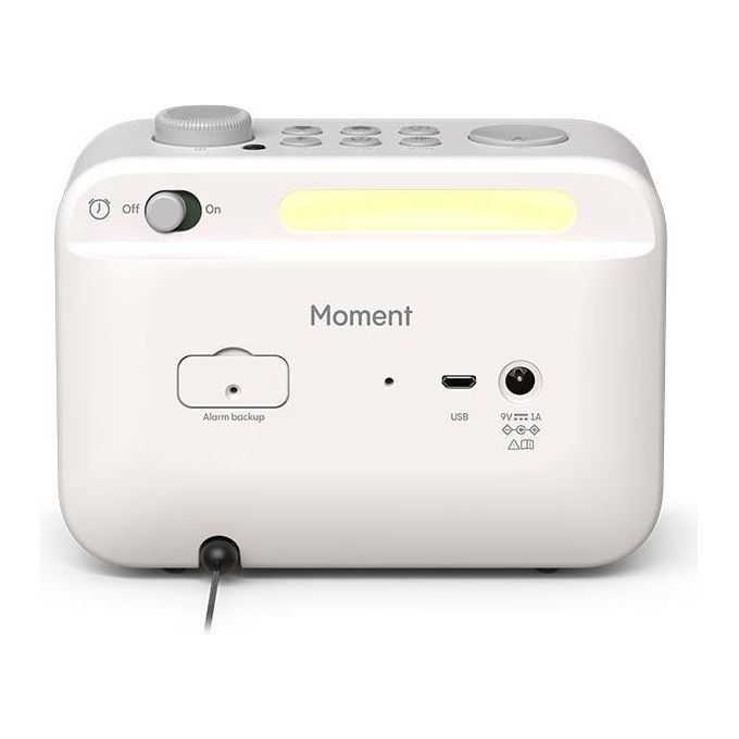 Pure 30102 Moment Radiosveglia Portatile DAB+ FM Bluetooth 5.3 Display 4.7'' 4 Sveglie colore Bianco