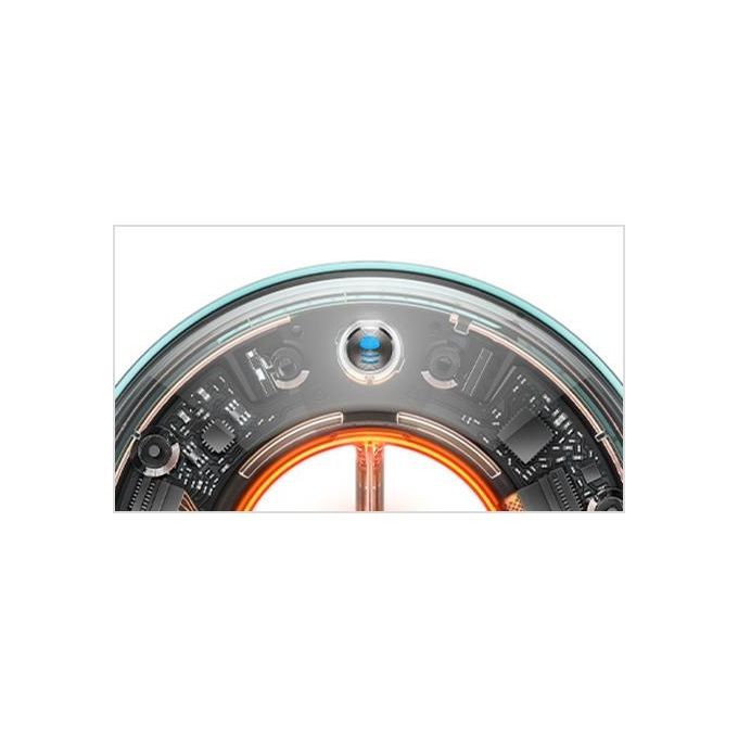Dyson 515276-01 Supersonic Nural Asciugacapelli 1600W Motore V9 3 Velocita' 4 Temperature con Accessori colore Blu Arancione