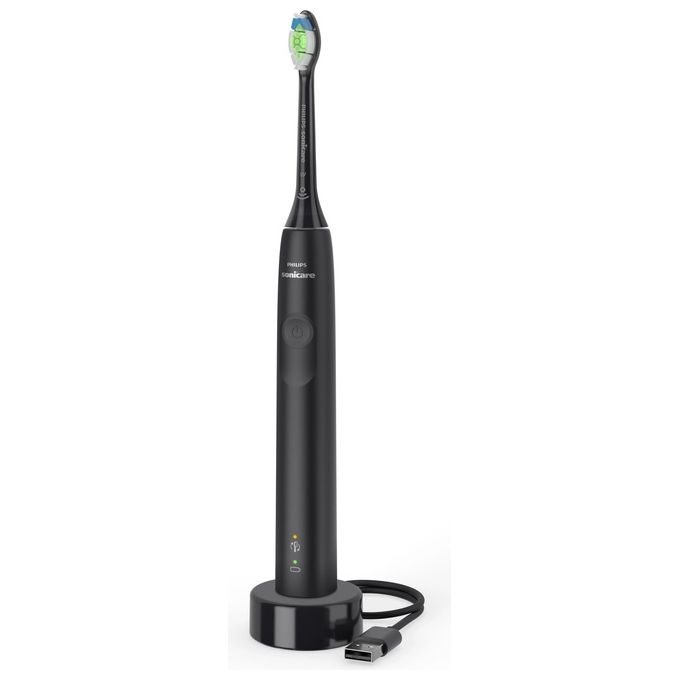 Philips HX3681-54 4100 Series Spazzolino elettrico sonico 2 modalita' Timer 2 min autonomia 14 giorni colore Nero