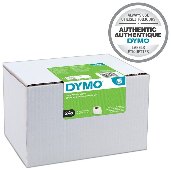 Dymo Cf2x260 etichette Labelwriter 36x89mm Bianco