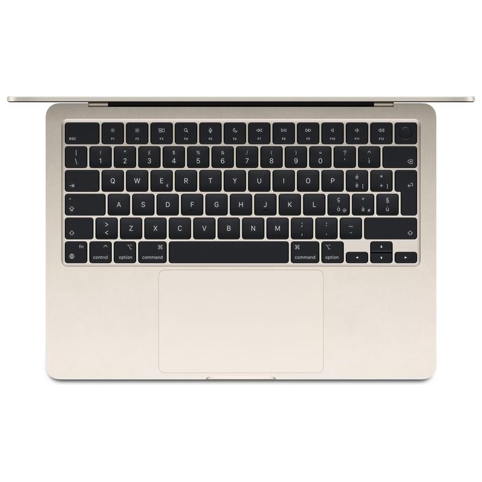 Apple MRXU3T-A MacBook Air 13'' Notebook Chip M3 CPU 8 core GPU 10 core 8GB RAM 512GB SSD Display Liquid Retina 13.6'' Touch ID colore Galassia