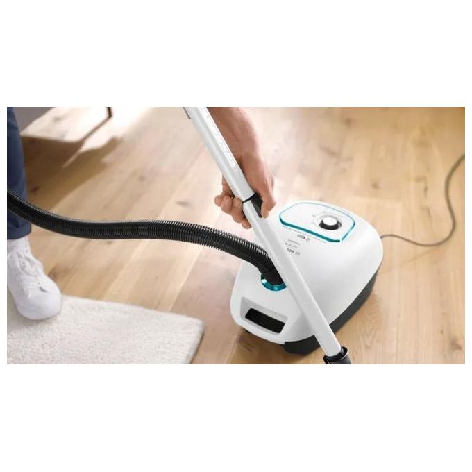 Bosch BGB41HYG1H Serie 4 Aspirapolvere a Cilindro con Sacco HEPA 4 L 600 W 75 dB colore Bianco