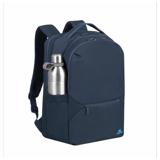 Rivacase 7764 Ulsan Zaino Porta PC 15.6'' Idrorepellente Poliestere Urbano colore Blu Scuro