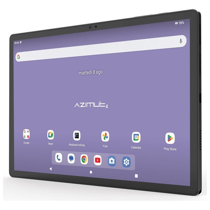 Mediacom M-SP1AZ48 SmartPad Azimut 4 Tablet 10.5'' 8 GB RAM 128 GB 4G LTE Octa Core Android 13 colore Grigio