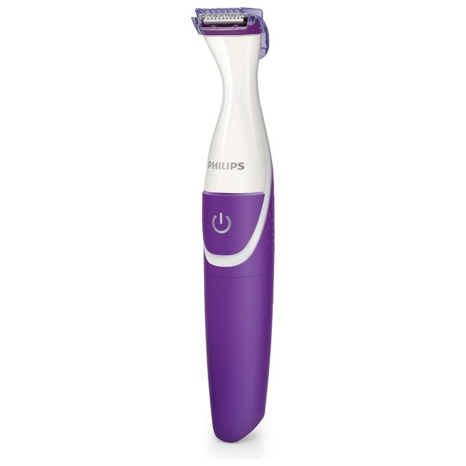 PHILIPS BRT383-15 Rifinitore 3 in 1 per Zona Bikini Taglia Modella e Rasa 100% Impermeabile con 2 Pettini e Custodia colore Viola