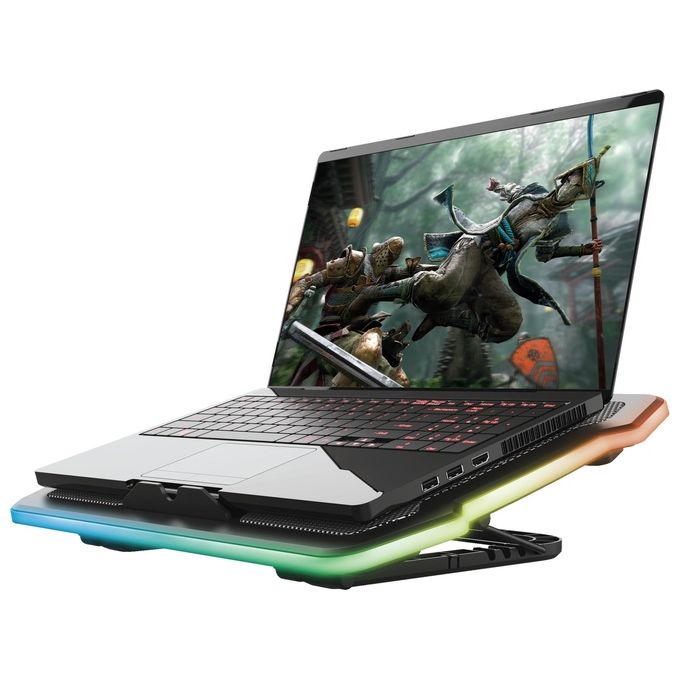 Trust 24192 GXT 1126 Aura Base di Raffreddamento Notebook 17'' 1 Ventola 200mm 700 rpm 30 dB USB RGB colore Nero