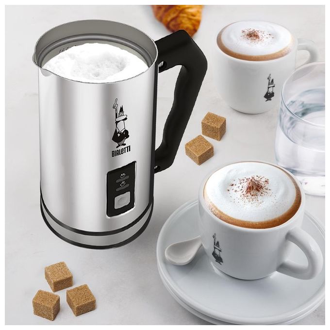 Bialetti Bollilatte 115ml-240ml con frusta mk01 eu silver