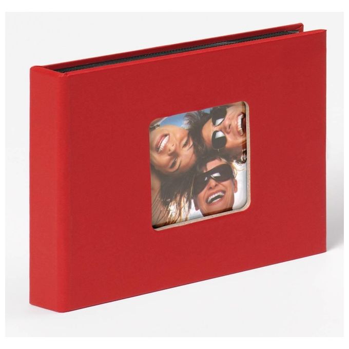 Walther Album Fotografico Fun Rosso 10x15cm Mini Album per 36 Foto