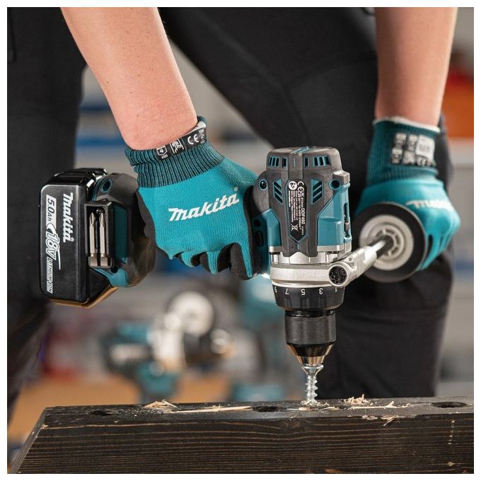 Makita DDF492Z Trapano Avvitatore 18V Motore Brushless 2100 Giri-min 141 Nm Impugnatura a Pistola Mandrino Autoserrante colore Blu Nero