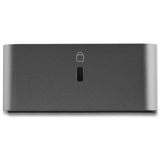 StarTech.com DK30C2DPEPUE Docking station universale USB-C e USB-A con doppio video 4K HDMI e DisplayPort 100W Power Delivery 4 porte USB 3.2 GbE colore Nero Grigio
