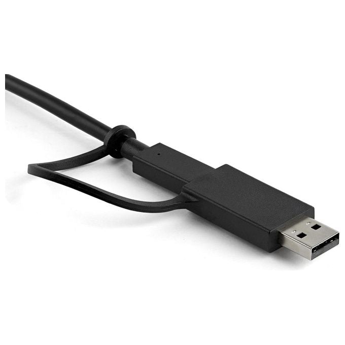 StarTech.com DK30C2DPEPUE Docking station universale USB-C e USB-A con doppio video 4K HDMI e DisplayPort 100W Power Delivery 4 porte USB 3.2 GbE colore Nero Grigio