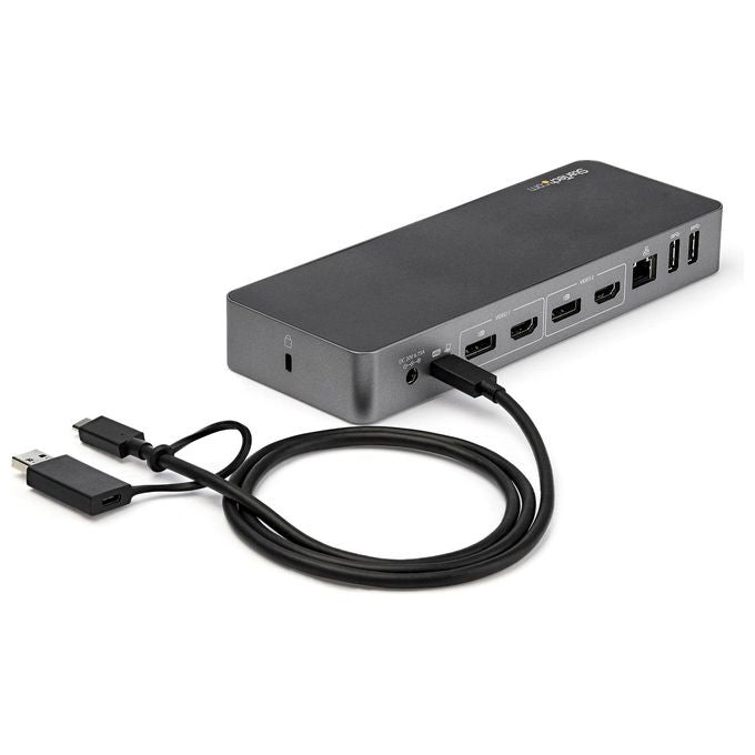 StarTech.com Docking Station Universale per Portatile Dual 4K Usb-C-Usb 3.0 60W PD