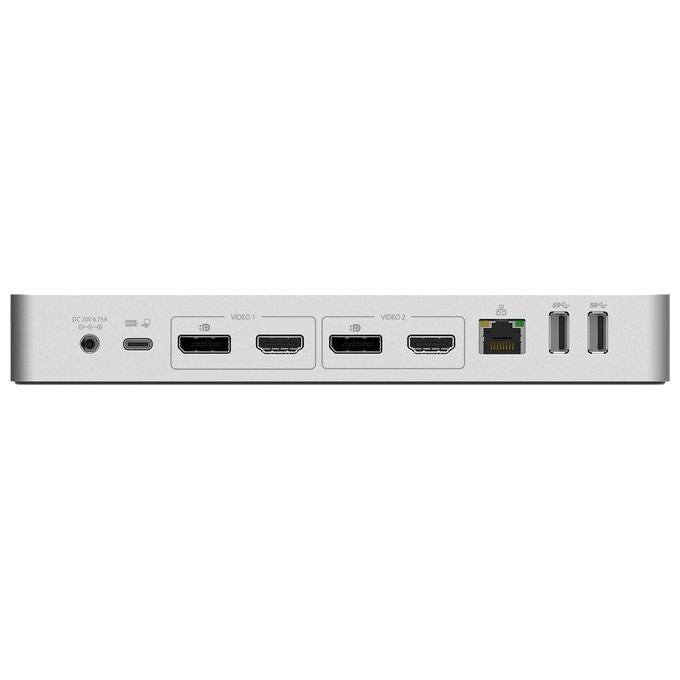 StarTech.com Docking Station Universale per Portatile Dual 4K Usb-C-Usb 3.0 60W PD