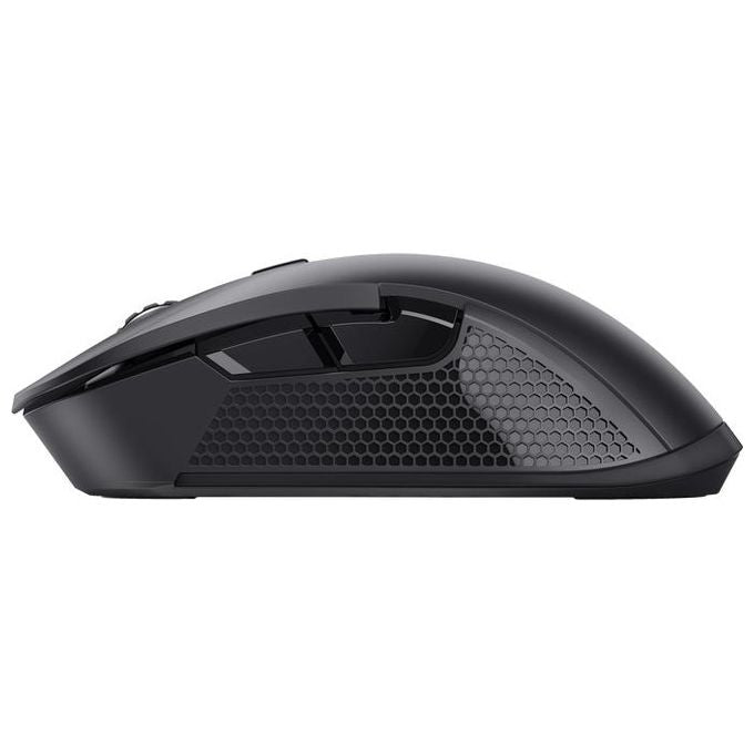 Trust GXT 923 YBAR Mouse Gaming RF Wireless Ottico 7200 DPI 6 Pulsanti Programmabili Mano Destra Ricaricabile colore Nero