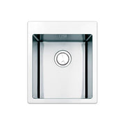 Apell LNP40F Linear Plus Lavello da incasso 1 vasca in acciaio inox spazzolato 40x51 cm (402x510x201 mm) colore Acciaio