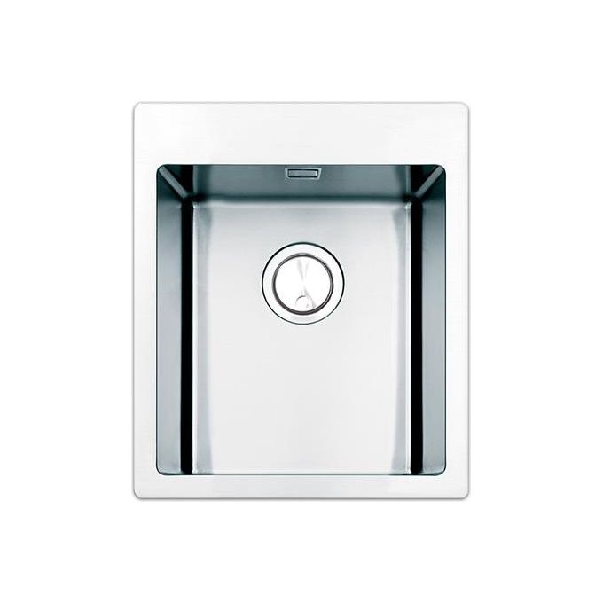 Apell LNP40F Linear Plus Lavello da incasso 1 vasca in acciaio inox spazzolato 40x51 cm (402x510x201 mm) colore Acciaio