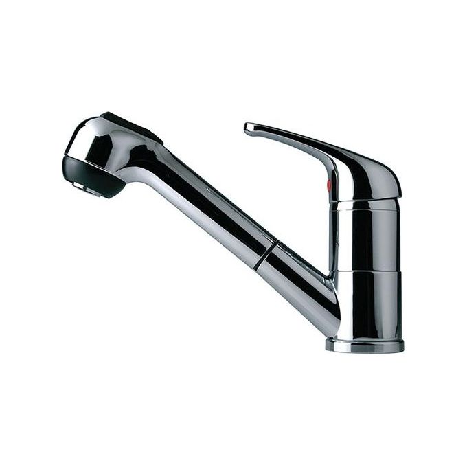 Apell 182233 Miscelatore Cucina Monocomando con Doccetta Estraibile colore Cromato