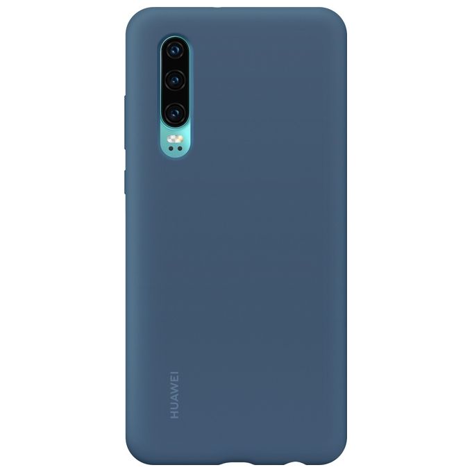 Huawei Cover in Silicone per P30 Blu