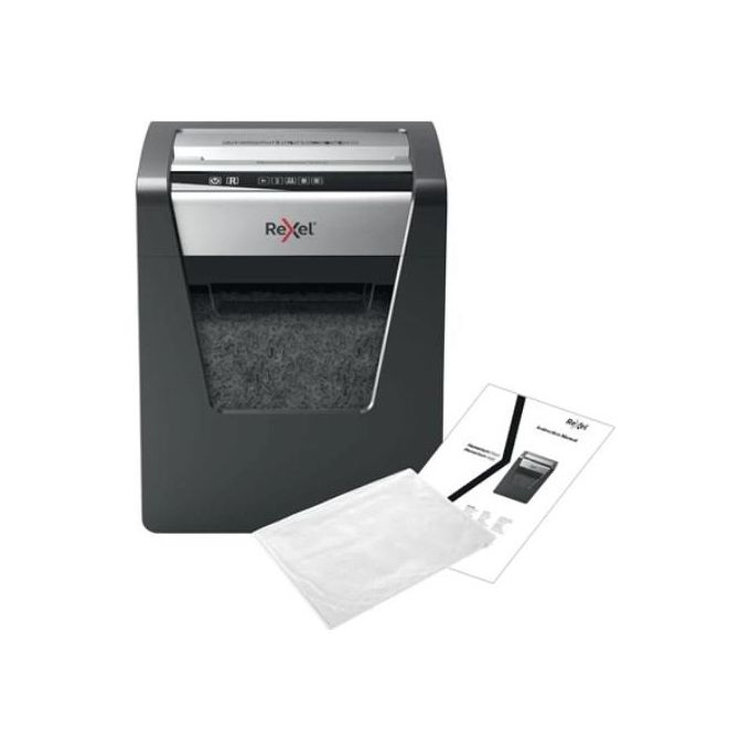 Rexel Momentum X415 Distruggi Documenti Triturazione Incrociata Nero-Grigio