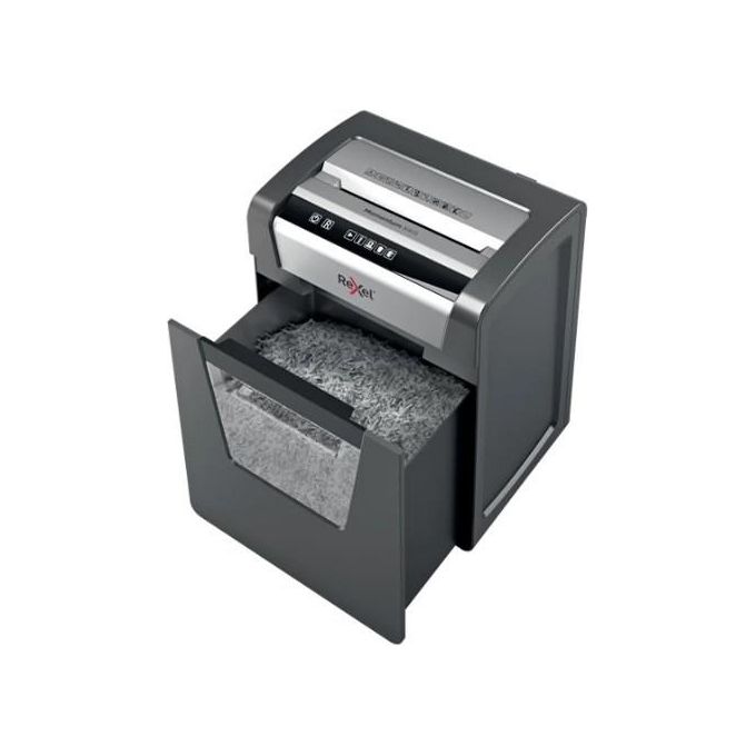 Rexel Momentum X415 Distruggi Documenti Triturazione Incrociata Nero-Grigio