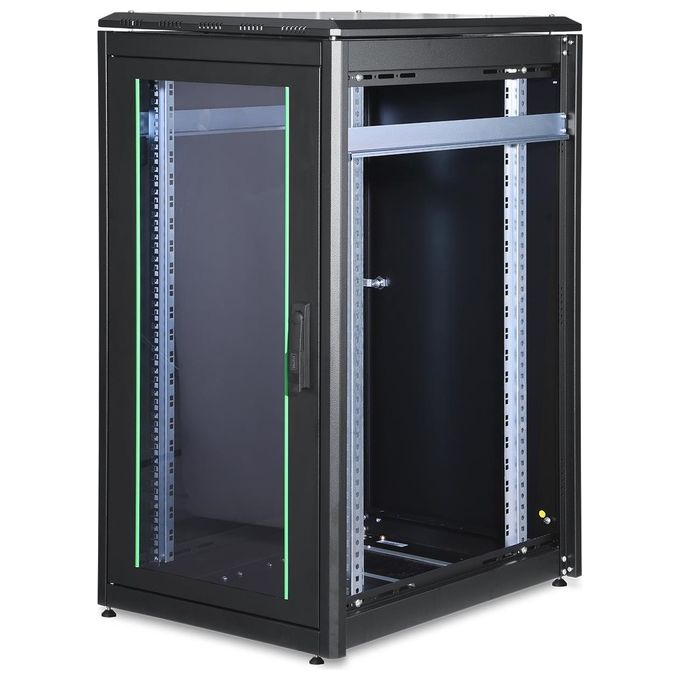 Digitus Armadio 22 Unita' Linea Professionale (a)1200 X (l)600 X (p) 800 Mm. Colore Nero Ral 9005