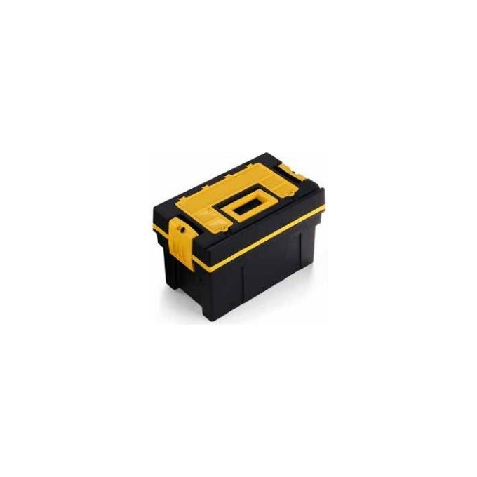 Terry 1000628 Pro Tool Chest 18 Cassetta Porta Attrezzi con Coperchio Rimovibile Organizer e Vassoio colore Nero Arancione