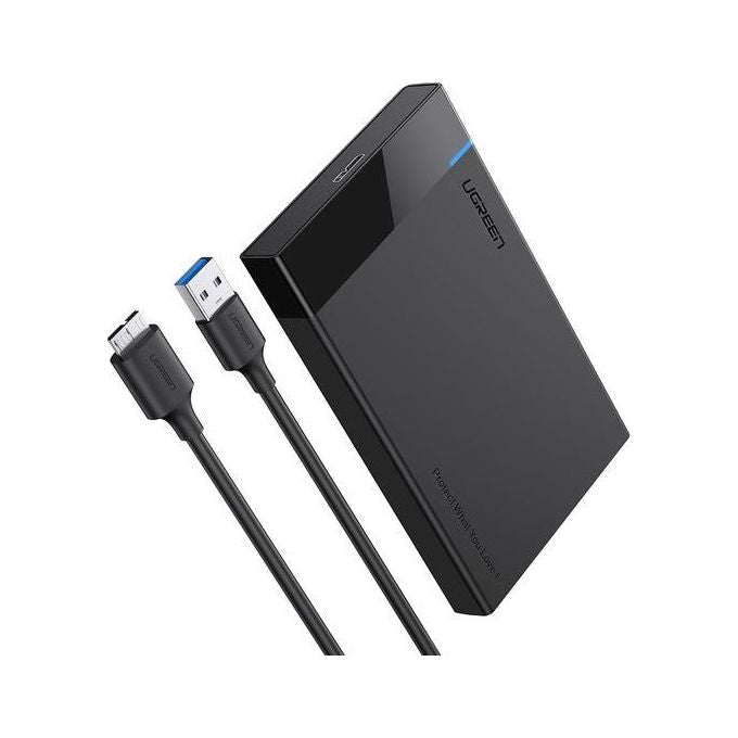 Ugreen 30848 Case Esterno per HDD SSD 2.5'' SATA USB 3.0 UASP 5 Gbps fino a 6 TB colore Nero
