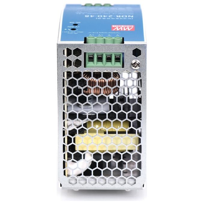 Digitus DN-PWR24048 Alimentatore Industriale 240 W 48 V CC Montabile su Guida DIN colore Verde Argento