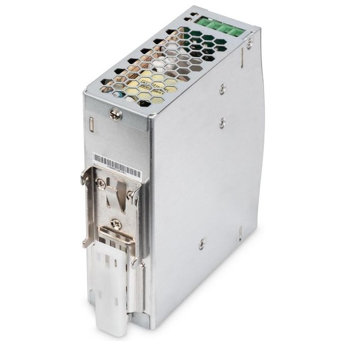 Digitus DN-PWR12048 Alimentatore Industriale 48 V CC 120 W Montabile su Guida DIN colore Verde Argento
