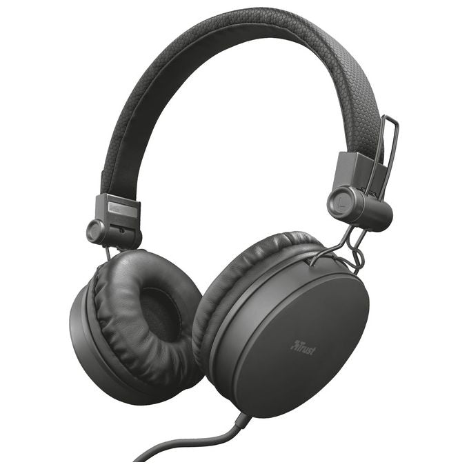 Trust Tones Wired Cuffie Connettore 3.5mm Nero