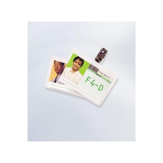 Gbc Pouches Badge Card 2x125 Micron 67x99 Mm (conf.100)